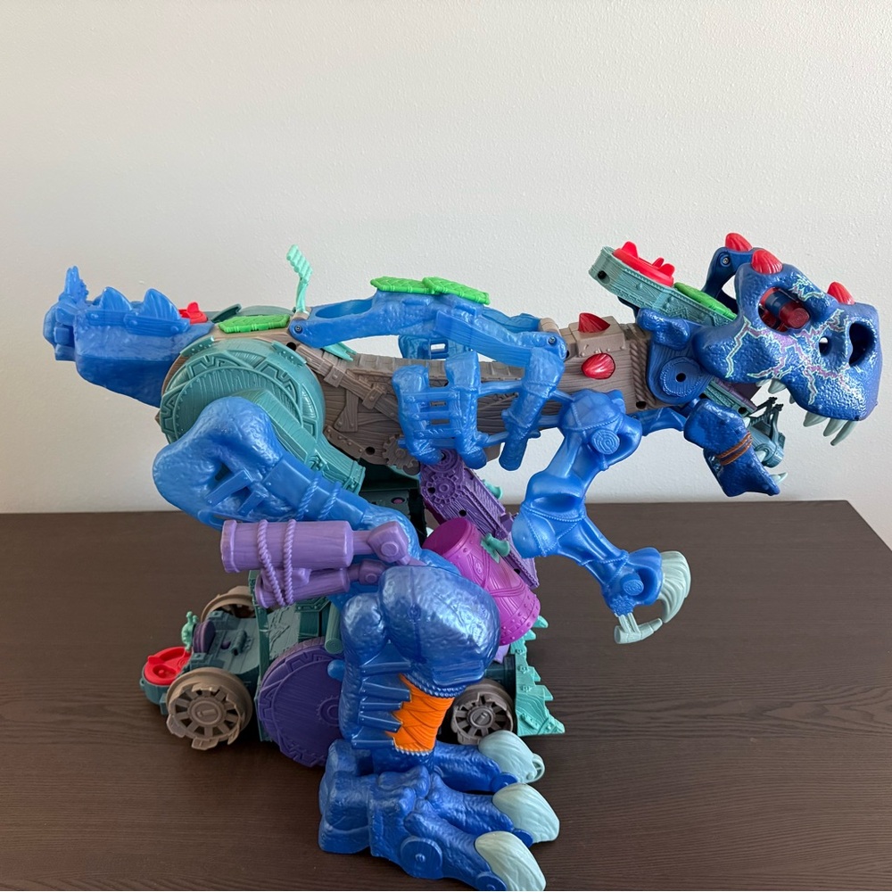 IMAGINEXT ULTRA T-REX ice Dinosaur Toy Huge 32” Tall  Adjustable Untested - Picture 5 of 6